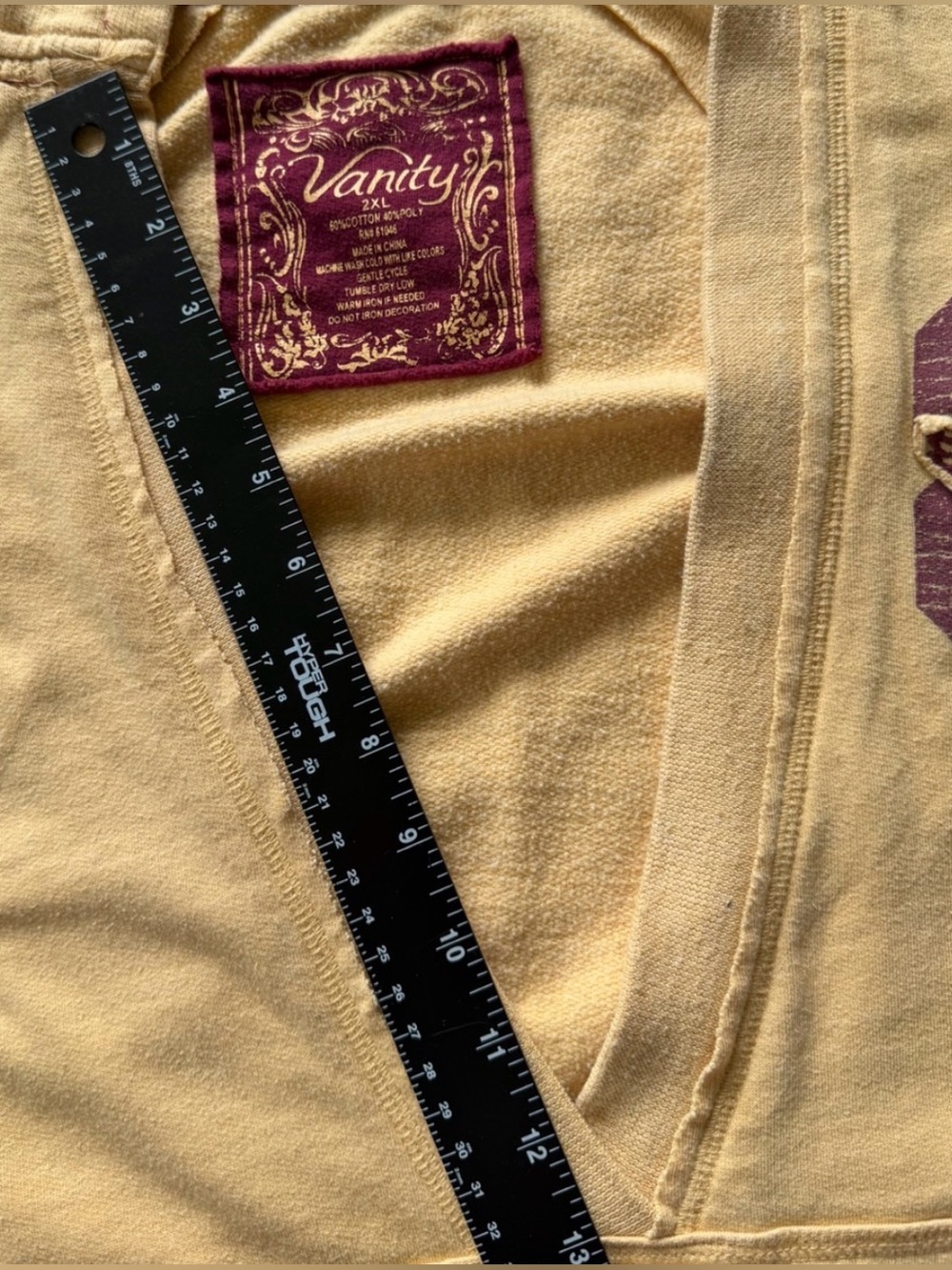 Vintage Y2K 2000s Vanity V Neck Hoodie Eagle Velvet 2XL McBling Indie Sleaze - Picture 14 of 15